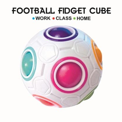 Imagem de Football Fidget Cube Cubo Mágico Bola Jogo Quebra Cabeça