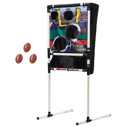 Imagem de Football Target Toss Franklin Sports Kids com mini bolas de futebol