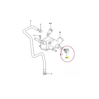 Imagem de Ford Ranger Bujão Dreno Válvula Termostática Genuíno