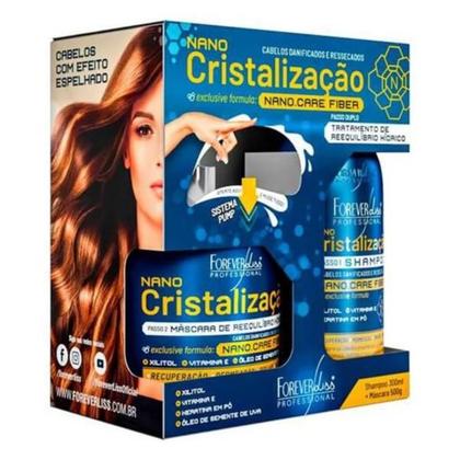 Imagem de Forever Liss Nano Cristalização Shampoo 300Ml E Máscara 500G