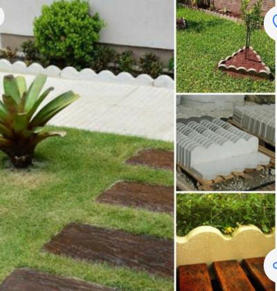 Imagem de Forma 3d Abs Caminho Pisante Madeira 47x29x2,5cm