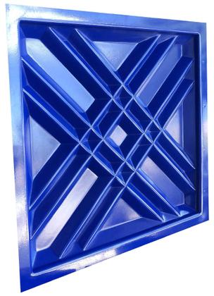 Imagem de Forma 3D Gesso e Cimento ABS 1mm - Xis 30x30 cm