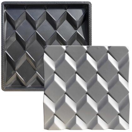 Imagem de Forma 3D Gesso e Cimento ABS - Polígonos 30x30