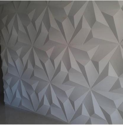 Imagem de Fôrma 3d Gesso Trapezio 50x25cm Molde Para Gesso Ou Cimento 3d IN605