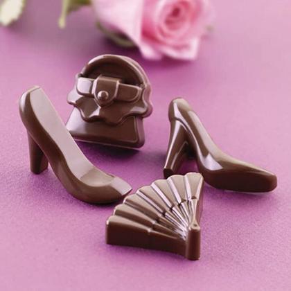 Imagem de Forma 3D Silicone Mini Bombom Chocolate Fashion Confeitaria Molde Doces Silikomart