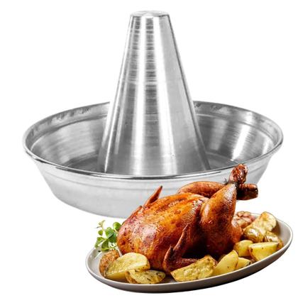 Forma Assadeira Para Assar Frango, Peru ,Chester Vertical em Alumínio ...