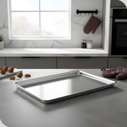 Imagem de Forma Assadeira Rasa Aluminio Retangular 41x30x2cm Jolly