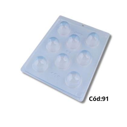Imagem de Forma BWB Simples Tradicional Trufa Media Bombom 40g C/ 10 Un.