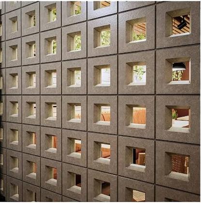 Imagem de Forma Cobogó Puzzle Quadrado e Retangular - 2 Peças