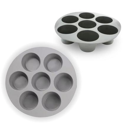 Imagem de Forma Cup Cake Muffin Sorvete Silicone Congelador Forno