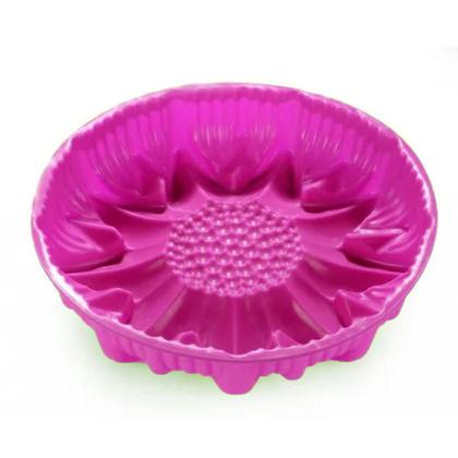 Imagem de Forma de Bolo 25x6CM Silicone N240095-0 Rosa - Quanhe