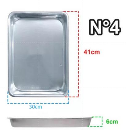 Imagem de Forma de Bolo Retangular Extra Grande e Alta - Profissional - Assadeira Grande 40 cm