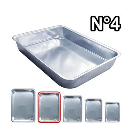 Imagem de Forma de Bolo Retangular Extra Grande e Alta - Profissional - Assadeira Grande 40 cm