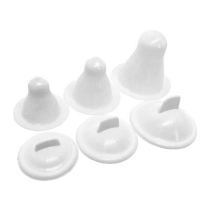 Imagem de Forma de Fazer Coxinhas Kit com 3 Peças