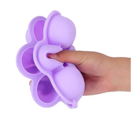 Imagem de Forma de Gelo Bandeja de Silicone Flexivel Drink Bebida Cha Gelado Evento Bar Restaurante Festa Formato Bola de Basquete