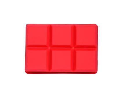 Imagem de Forma de Gelo Quadrada com 6 Cubos de Silicone