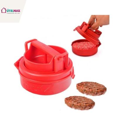 Imagem de Forma de Modelar Hambúrguer Recheado  Prática, Rápida e Fácil de Usar