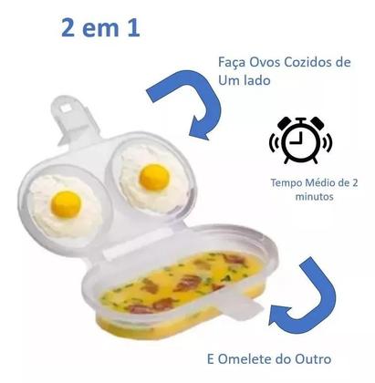 Imagem de Forma De Ovos Para Fritar Omeleteira Para Microondas Sem Gordura Adicionar aos favoritos