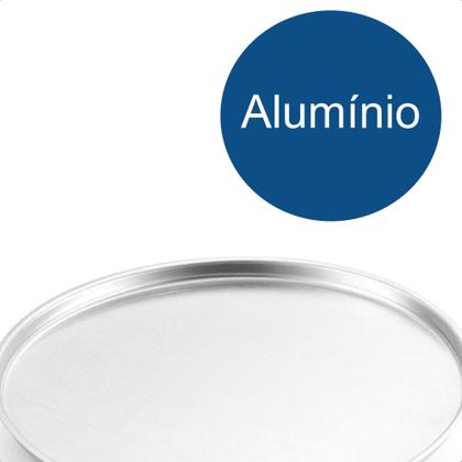 Imagem de Forma De Pizza Lisa 1,1 Litro em Alumínio Cristal Mais Sabor Crocância N30 Cozinha - MTA 152