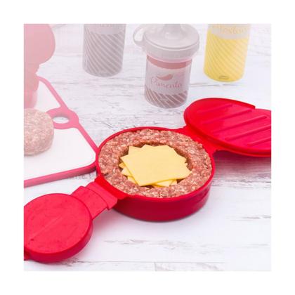 Imagem de Forma de Plástico p/ Moldar Hambúrguer - Plasútil