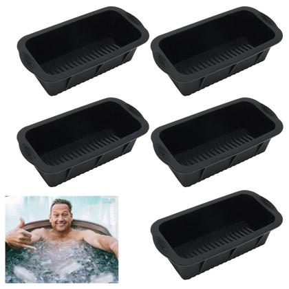 Imagem de Forma De Silicone Gigante Para Cubos De Gelo, Balde De Gelo Extragrande, Criador De Blocos Grandes,