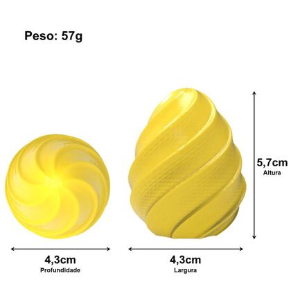 Imagem de Forma de Silicone Ovo de Páscoa Espiral