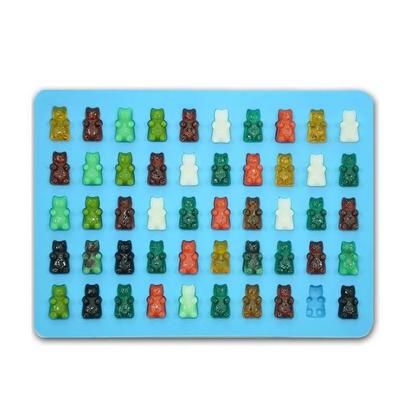 Imagem de Forma De Silicone Tipo Bala Mini Urso Gelatina E Conta Gotas