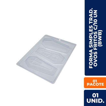 Imagem de Forma Especial BWB Caixão 1 UN. Molde Para Chocolate Temático, Doces Criativos e Halloween Cód 9722