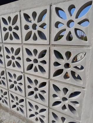 Imagem de Forma Flor Combosé Elemento Vazado 39x39x7 Cobogó Combosé Muxarabi Parede