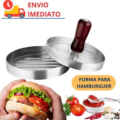 Imagem de Forma Forminha Molde Modelador Prensa para Hamburguer