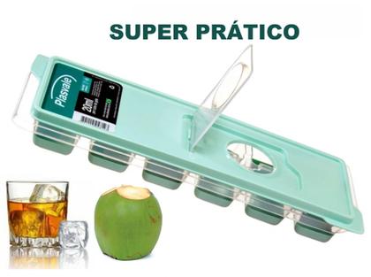 Imagem de Forma Fundo de Silicone com Tampa 240ml prático