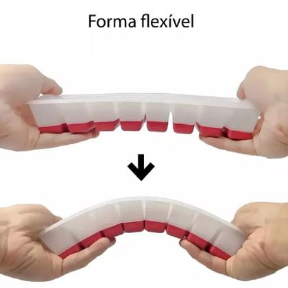 Imagem de Forma Gelo Flexivel Fundo Silicone Sanremo 16 Pedras De Gelo