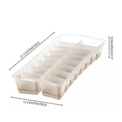 Imagem de Forma Gelo Flexivel Fundo Silicone Sanremo 16 Pedras De Gelo
