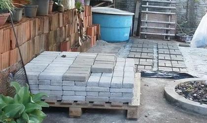Imagem de Forma Manual Bloco Paver 3 Bloquetes 20x8 Desforma Imediata