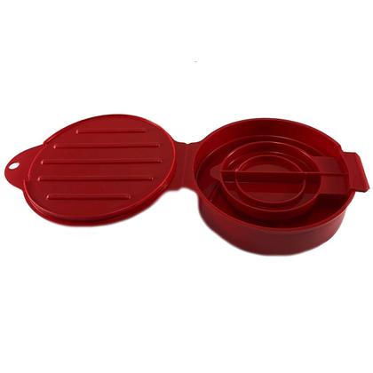 Imagem de Forma Modeladora Para Fazer Molde Hamburguer Manual Recheado