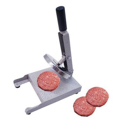 Imagem de Forma Molde Modelador  De Hambúrguer Prensador Manual Profissional  2 Discos Tamanhos Diferentes