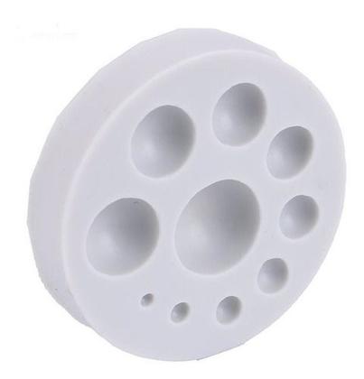 Imagem de Forma Molde Silicone Sabonete Resina Bolinhas Bola 10 Cav