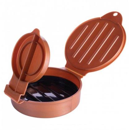 Imagem de Forma p/ Prensar Hamburguer Recheado Simples e Prático - 124255 - Plasutil