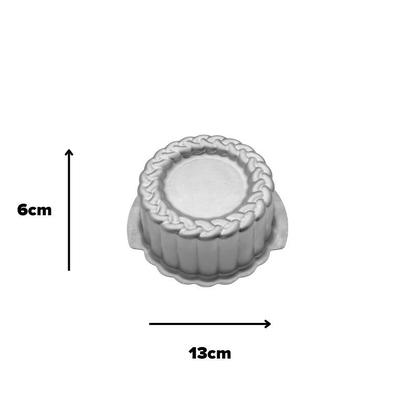 Imagem de Forma Para Bolo Ballerine Trançada 13x6 Aluminio