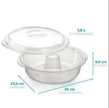 Imagem de Forma para pudim com tampa