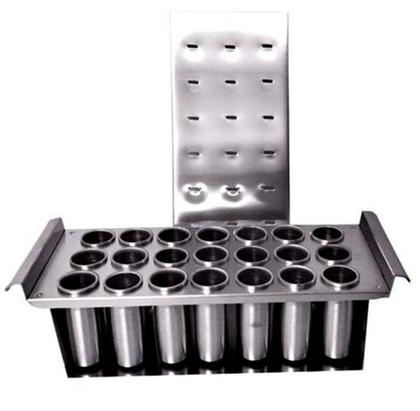 Imagem de Forma Picoleteira Redondo 21 Cavidades Alumínio 2 Un