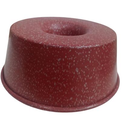Imagem de Forma Pudim Bolo Vermelho Antiaderente Redonda Brigareiro Para o Natal