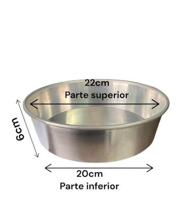 Imagem de FORMA REDONDA CONICA PARA BOLO 20x6x22CM