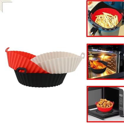 Imagem de Forma Silicone Airfryer Micro-ondas reutilizável