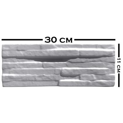 Imagem de Forma Silicone Gesso Parede 3D - Filete