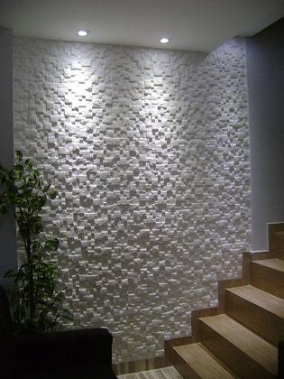 Imagem de Forma Silicone Gesso Parede 3D - Mosaico