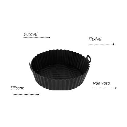 Imagem de Forma Silicone Redonda para AirFryer 20cm - Class Home