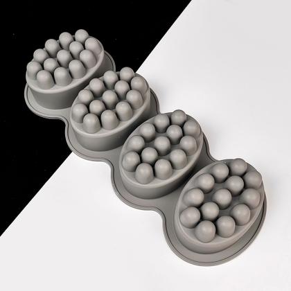 Imagem de Forma Silicone Sabonete Artesanal Massageador Molde Grande