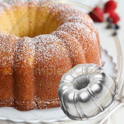 Imagem de Formas Alumínio Premium Bolo, Pudim, Tort Suíça 2+1(20x8cm)