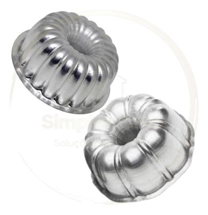 Imagem de Formas Alumínio Premium Bolo, Pudim, Tort Suíça 2+1(20x8cm)